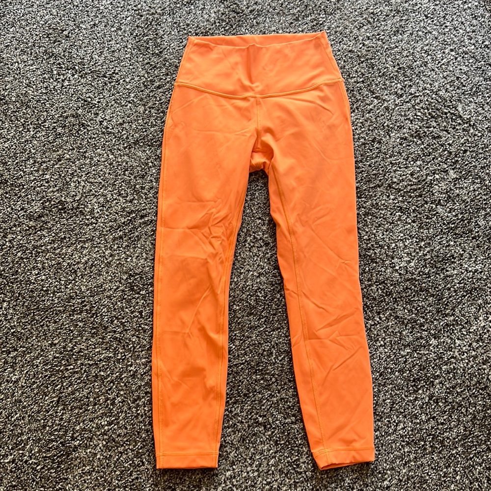 Lululemon Wunder Under High Rise Tight 23” - Tangerine